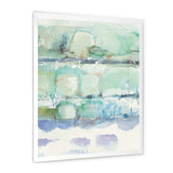 Blue Abstract Panel I