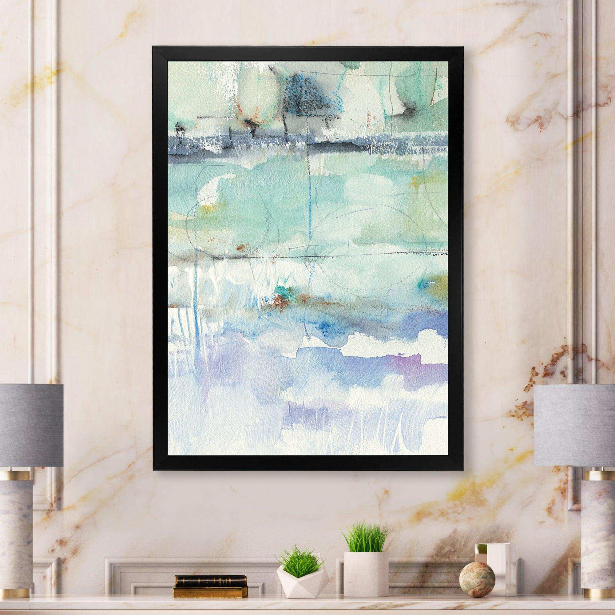 Blue Abstract Panel II