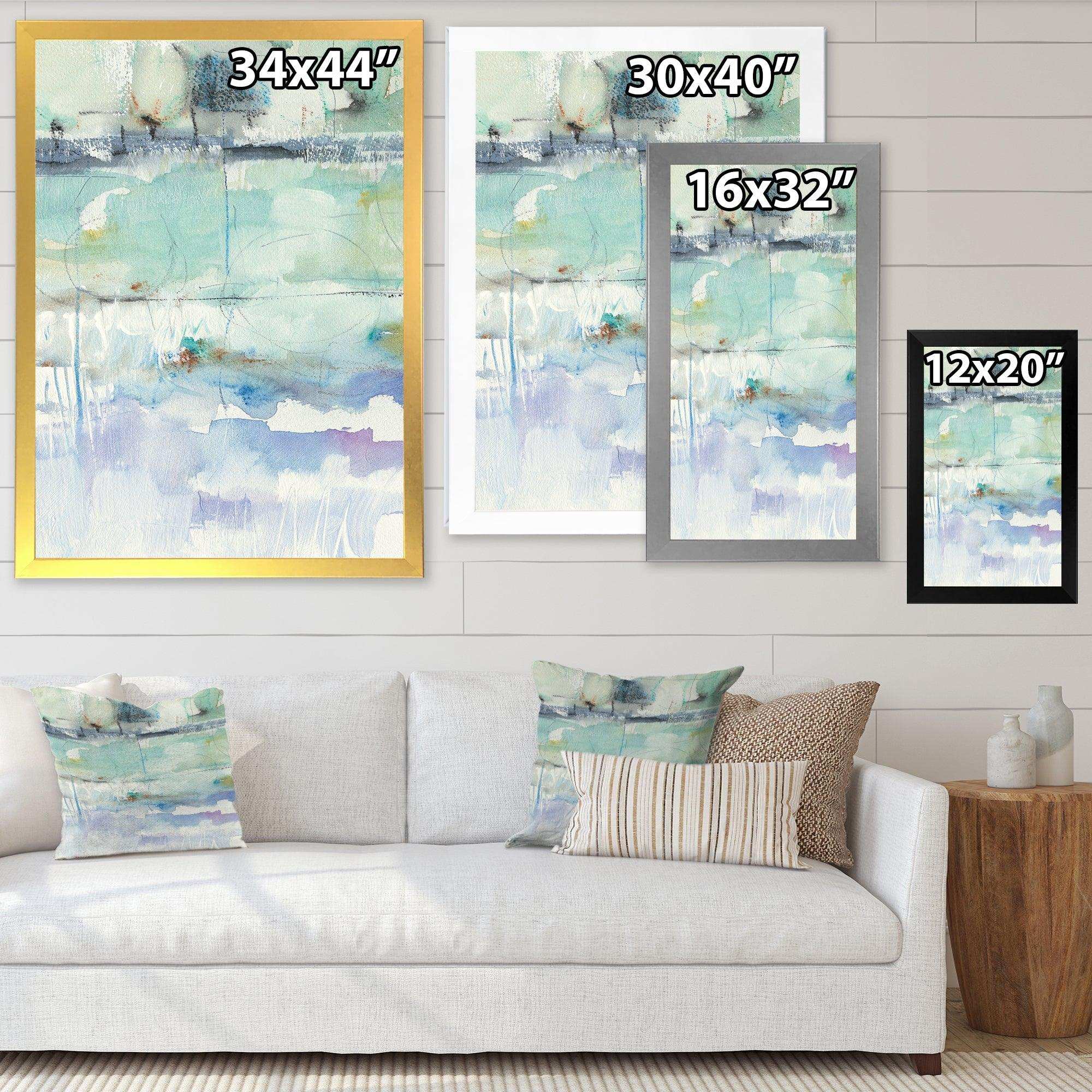 Blue Abstract Panel II