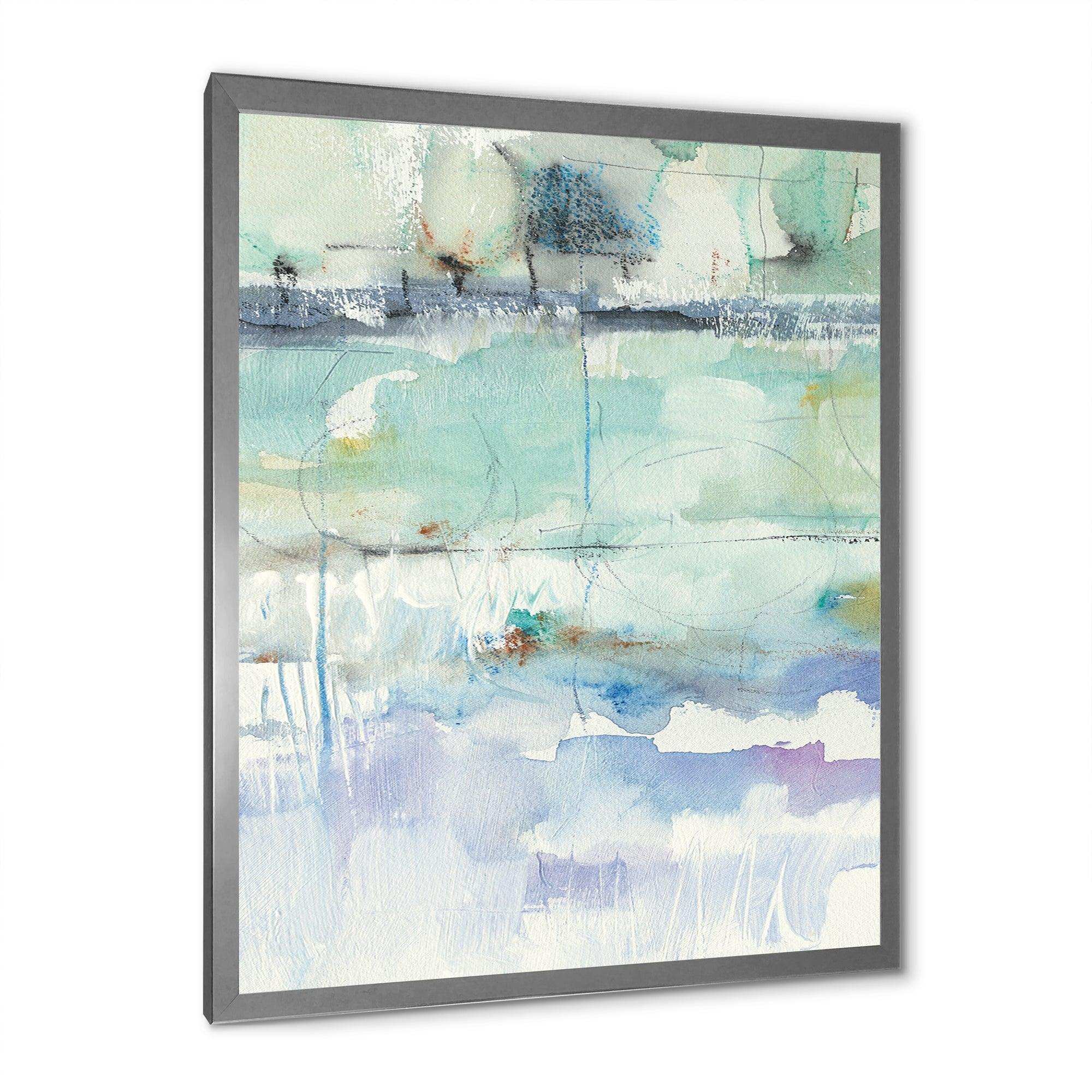 Blue Abstract Panel II