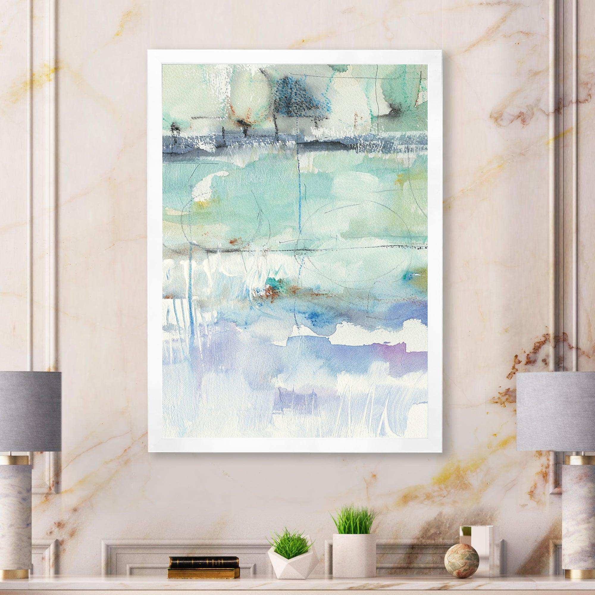 Blue Abstract Panel II