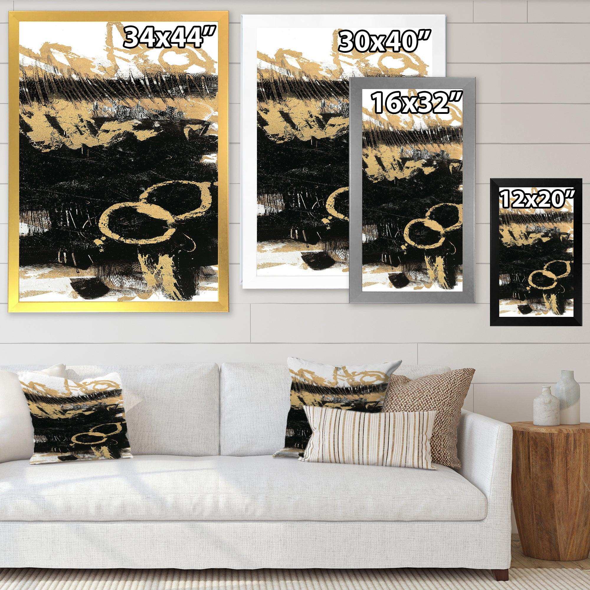 Gold and Black drift III