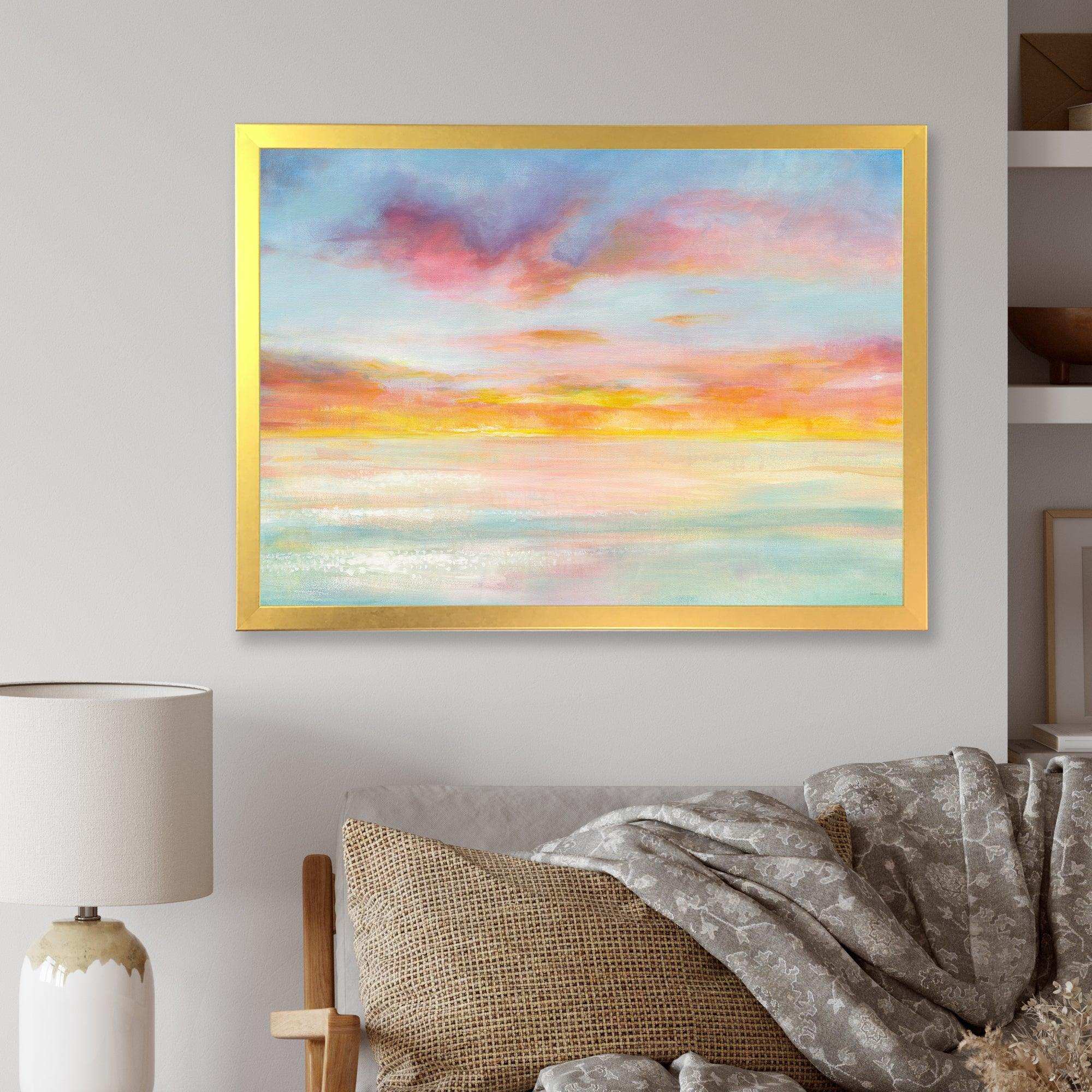 Pastel Pink And Blue Clouds