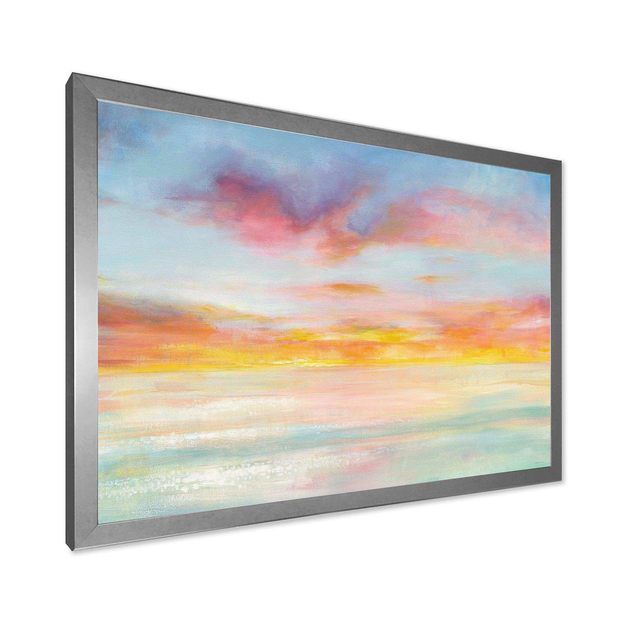 Pastel Pink And Blue Clouds