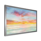 Pastel Pink And Blue Clouds