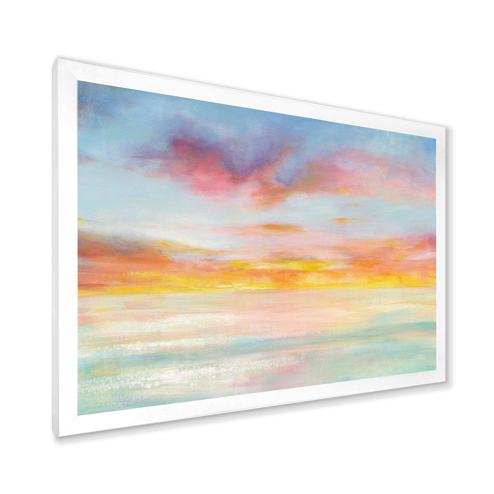 Pastel Pink And Blue Clouds