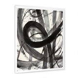 Black and White Minimalistic Painting