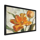 Parrot Tulips I on Ivory