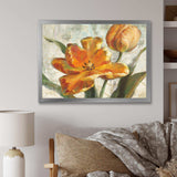 Parrot Tulips I on Ivory