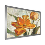 Parrot Tulips I on Ivory