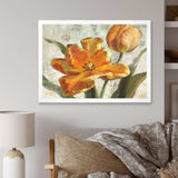 Parrot Tulips I on Ivory