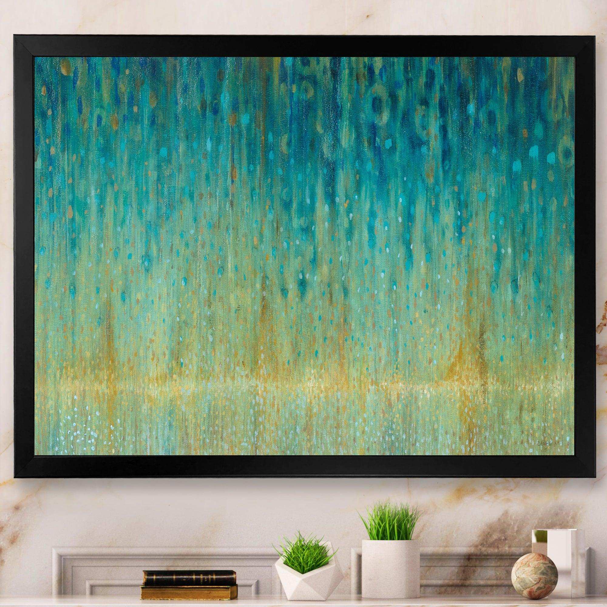 Rain Abstract  Panel