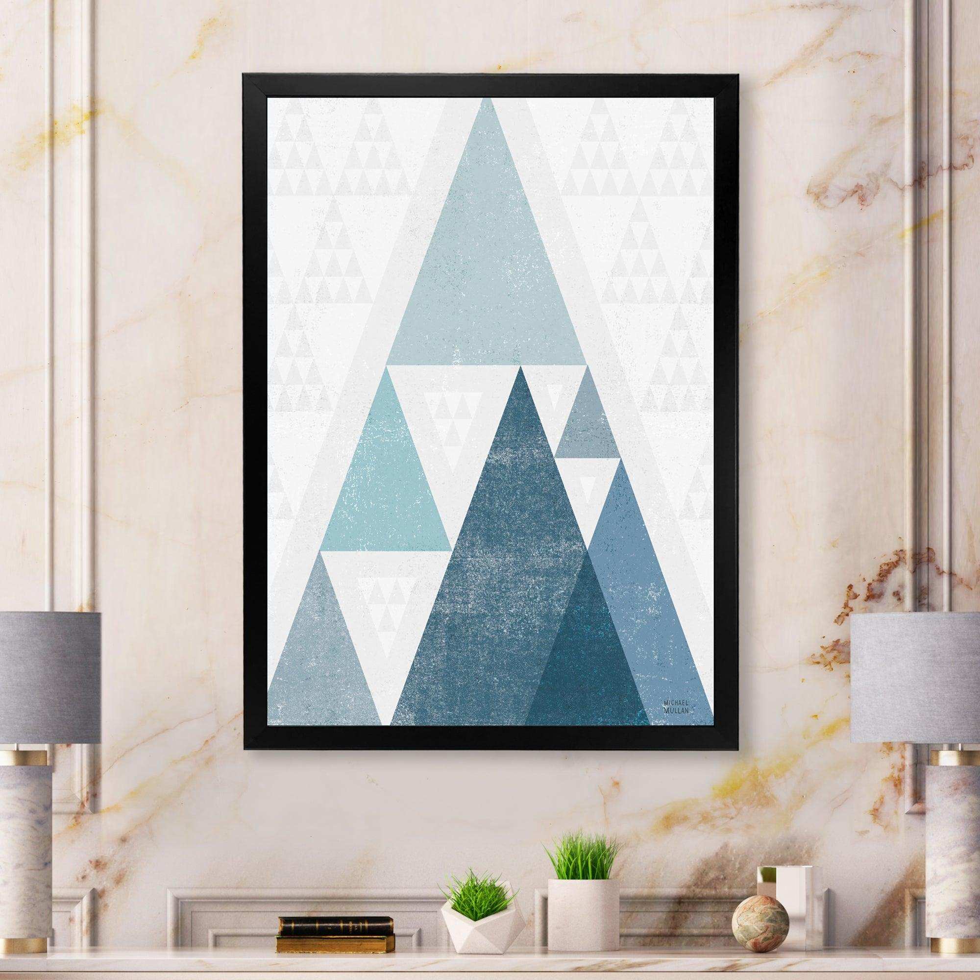 minimal Triangles III Blue