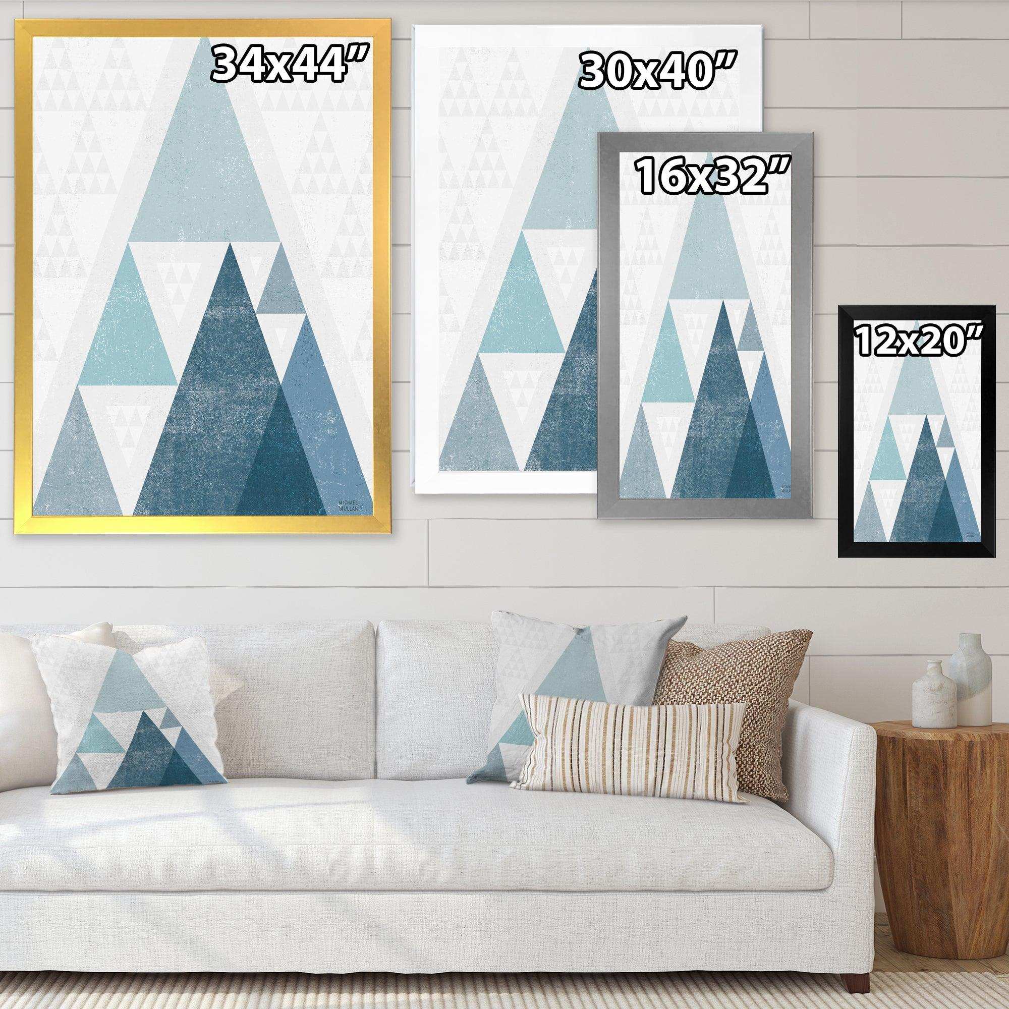 minimal Triangles III Blue