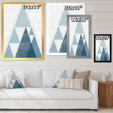 minimal Triangles III Blue