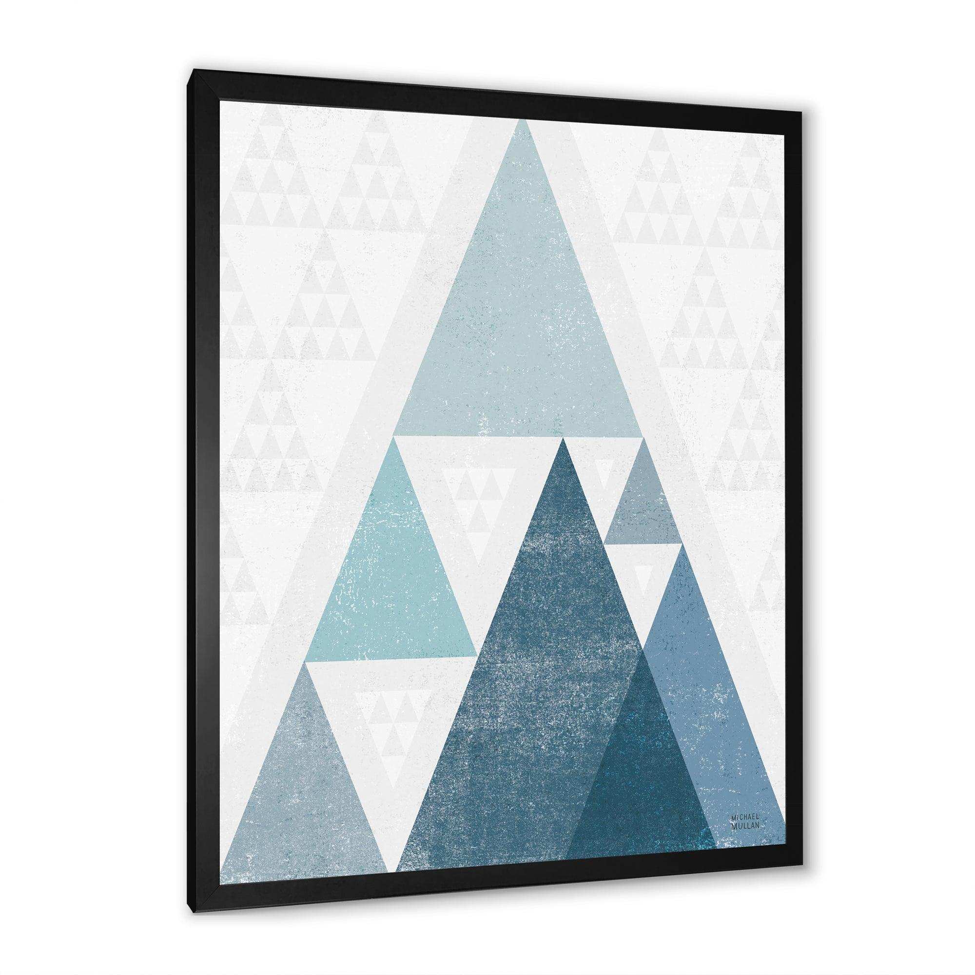 minimal Triangles III Blue