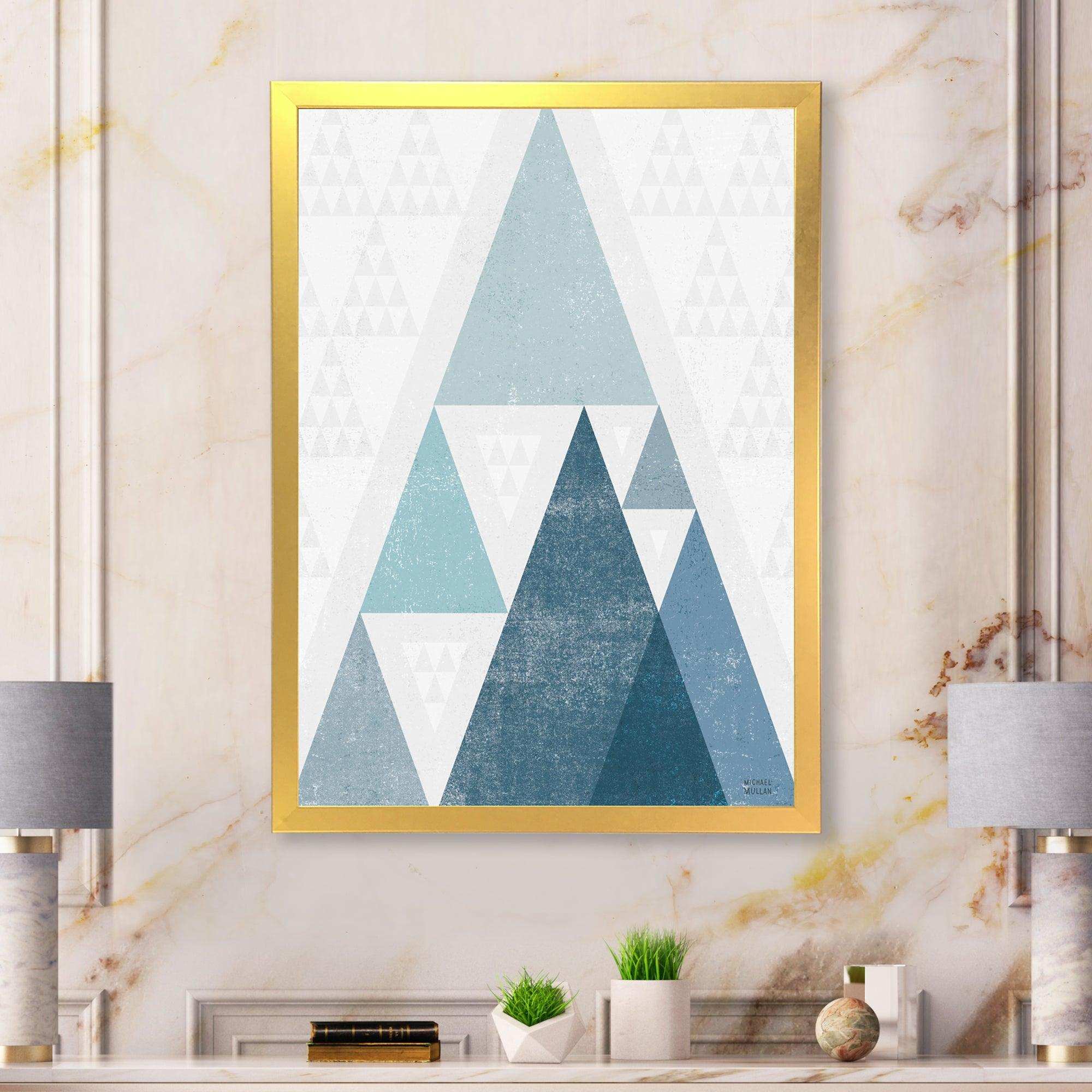 minimal Triangles III Blue