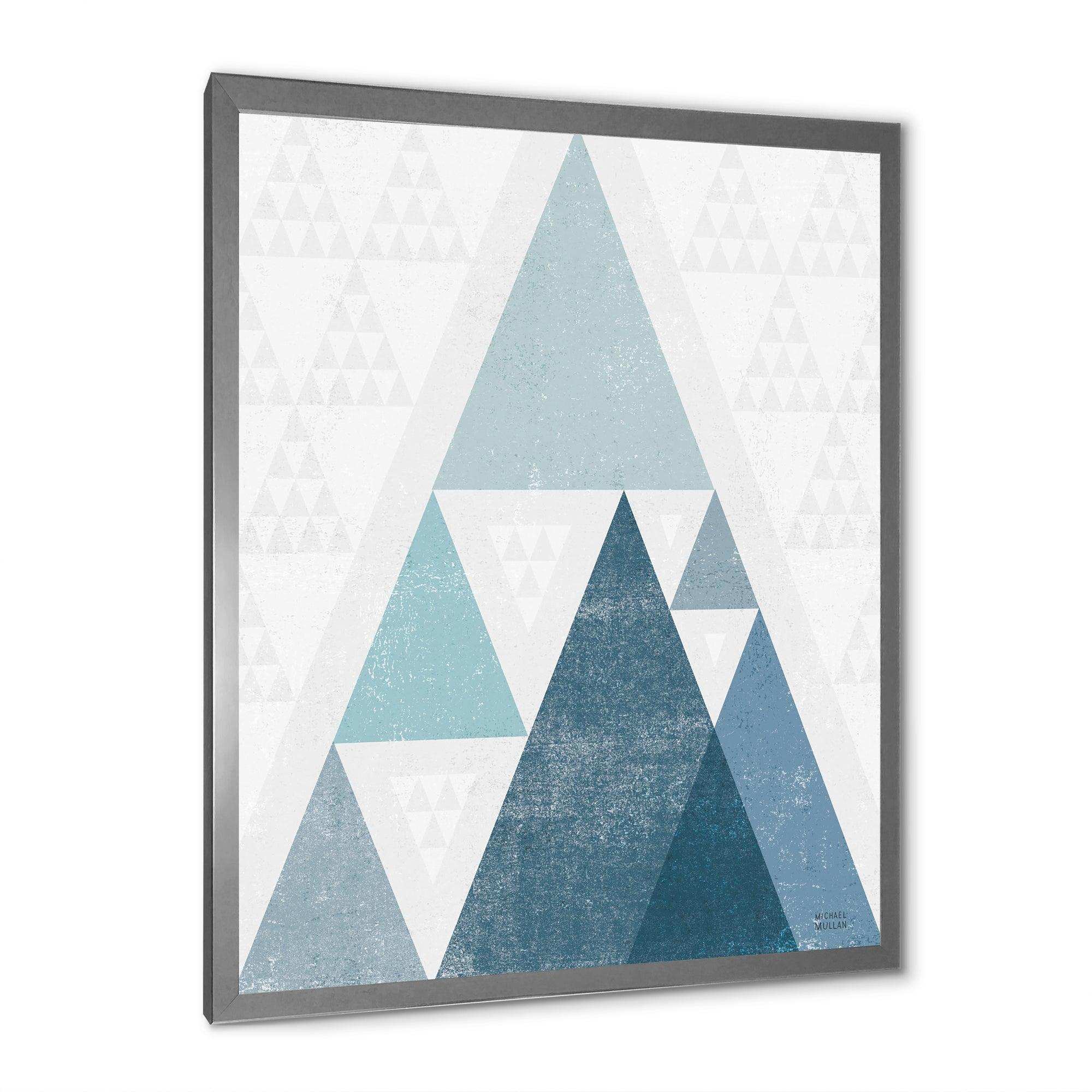 minimal Triangles III Blue