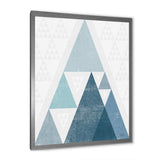 minimal Triangles III Blue