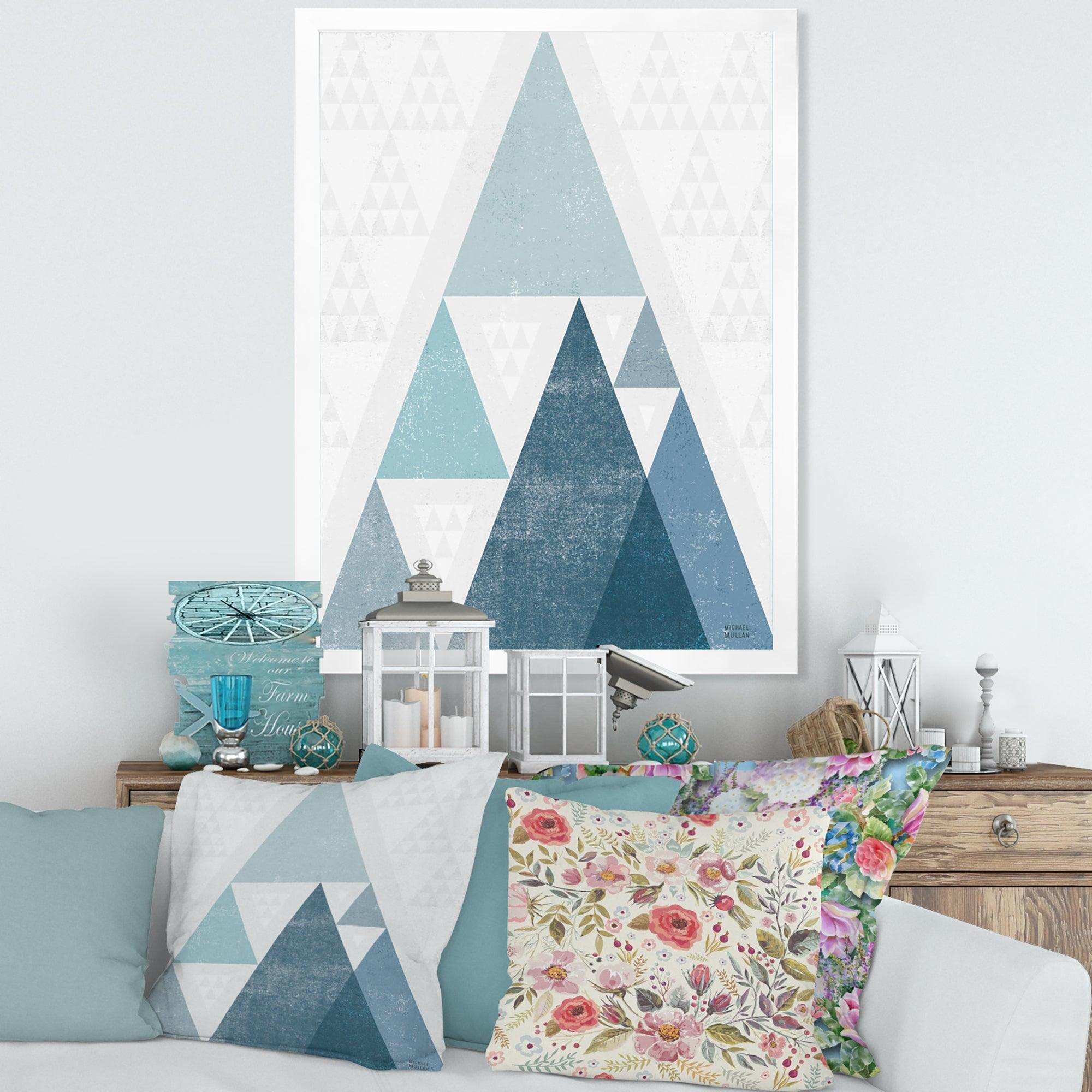 minimal Triangles III Blue