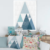 minimal Triangles III Blue