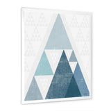 minimal Triangles III Blue