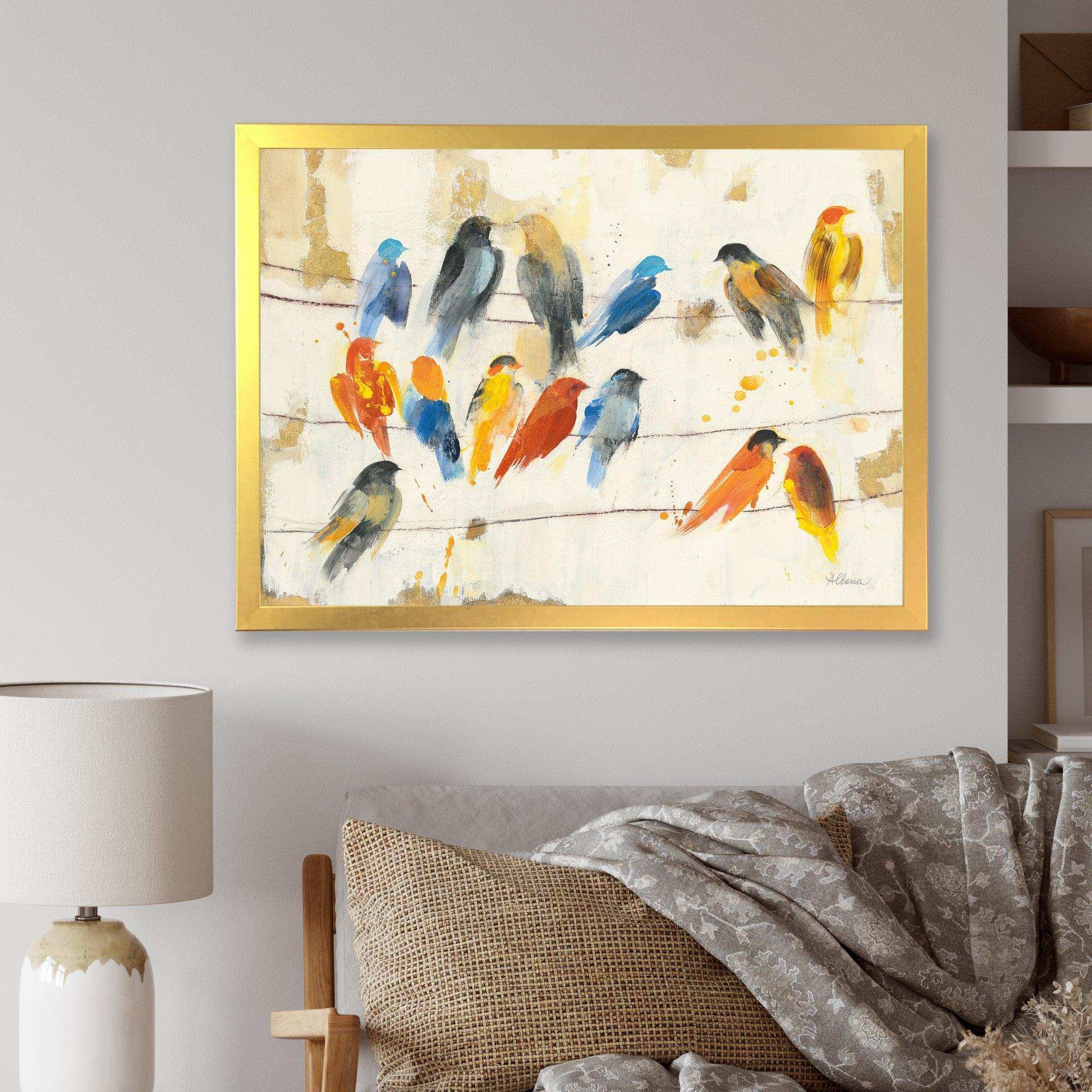 Multicolor Bird Meeting