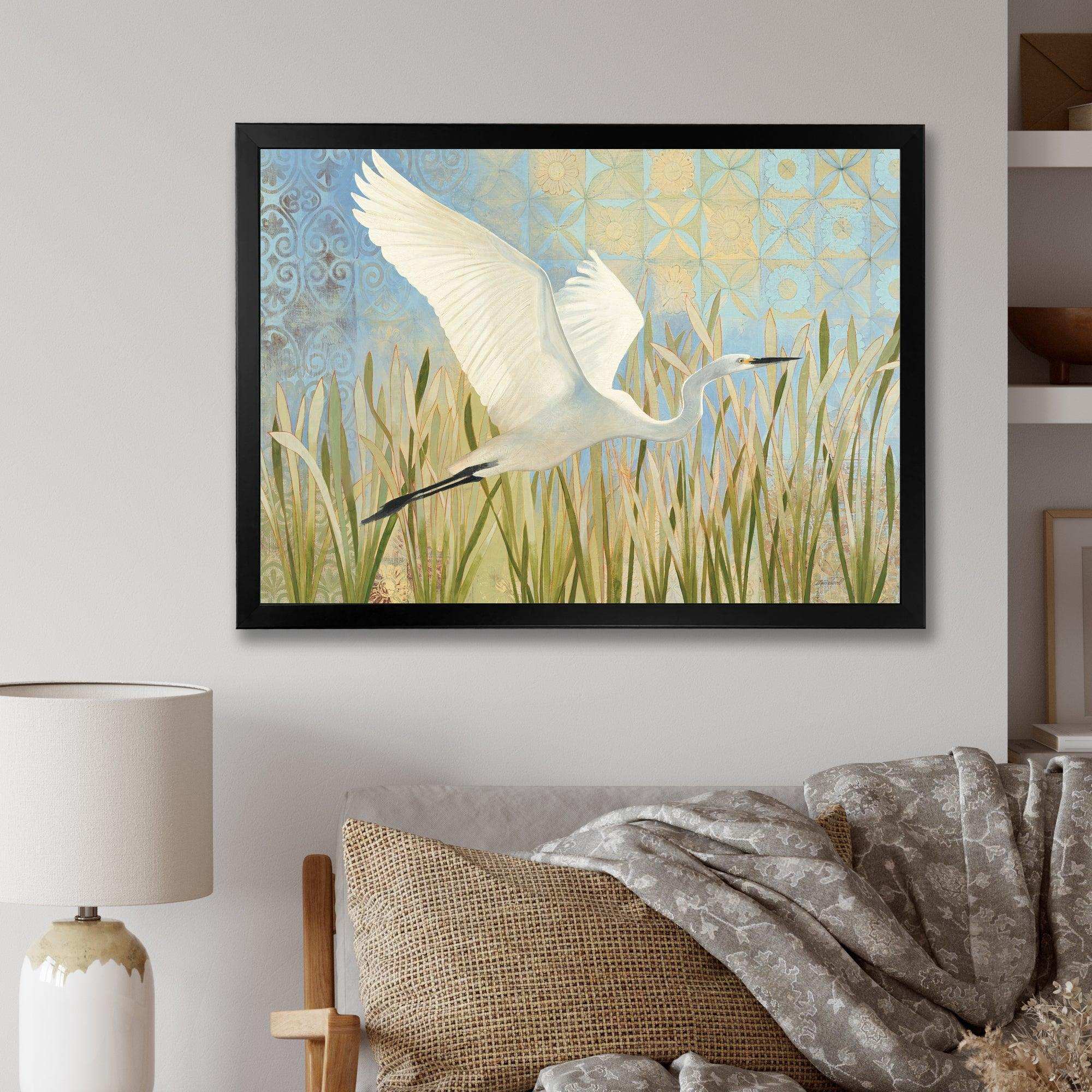 Snowy Egret in Flight vII