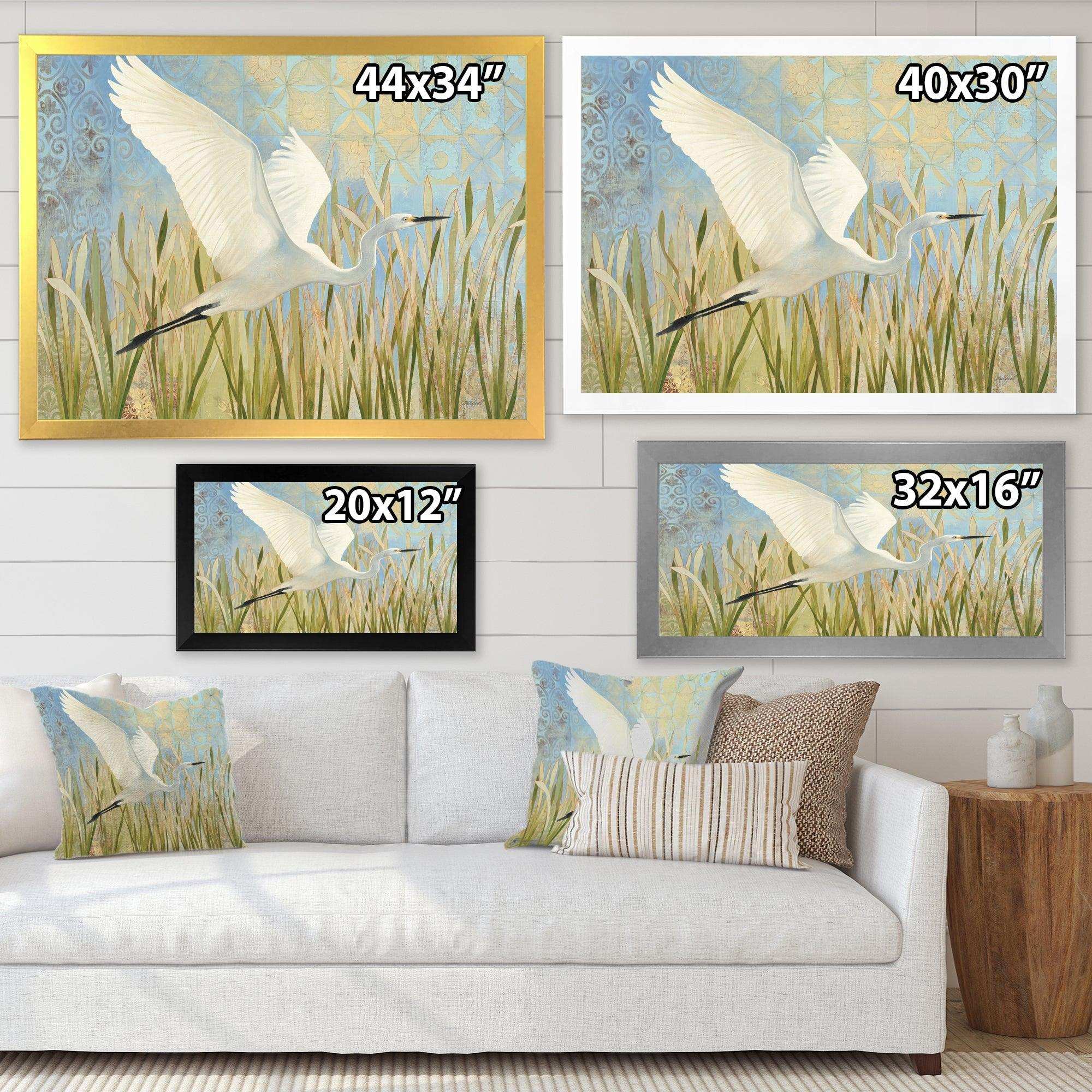 Snowy Egret in Flight vII