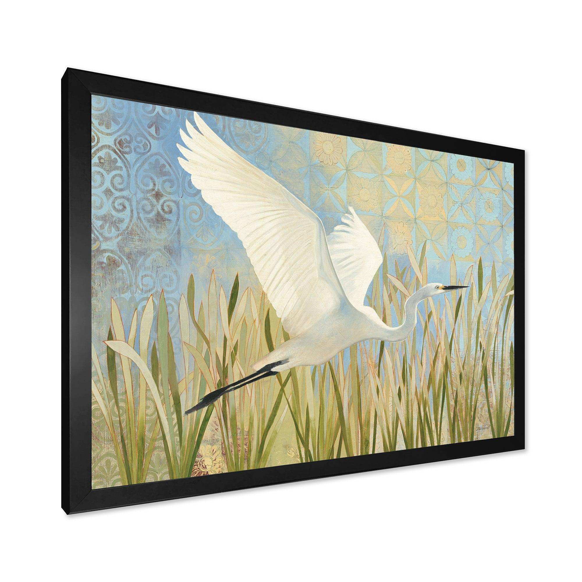 Snowy Egret in Flight vII