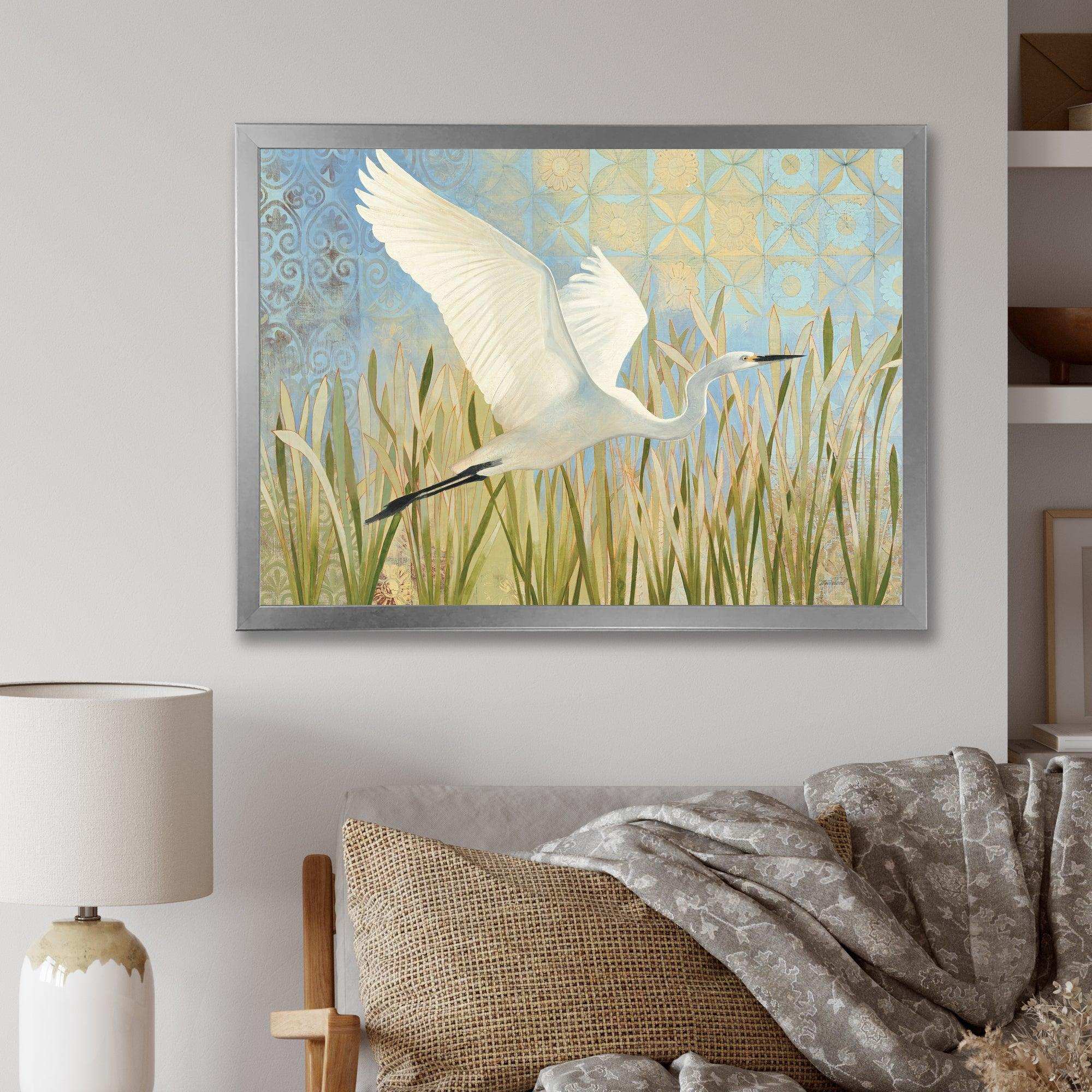 Snowy Egret in Flight vII