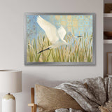 Snowy Egret in Flight vII