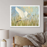 Snowy Egret in Flight vII