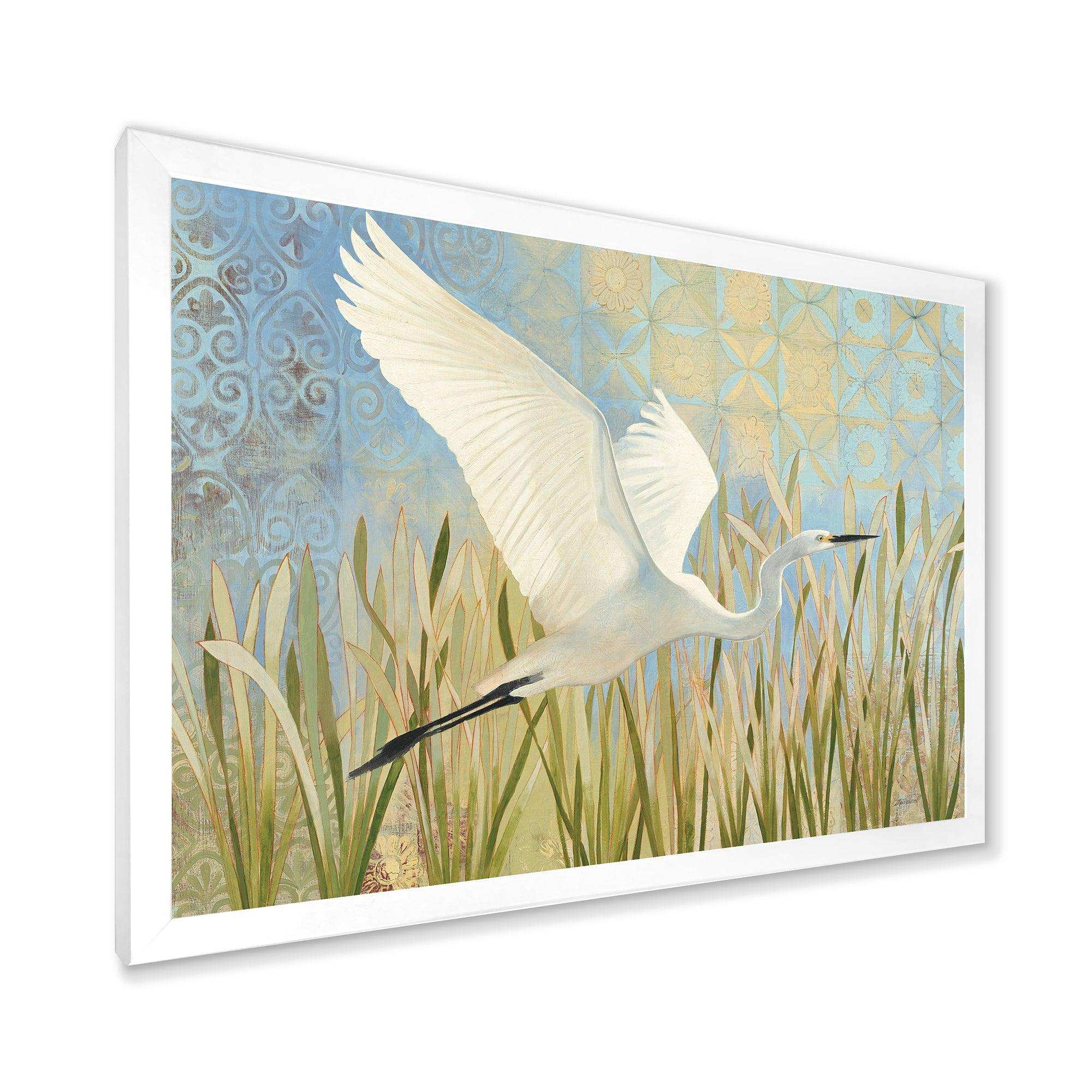 Snowy Egret in Flight vII