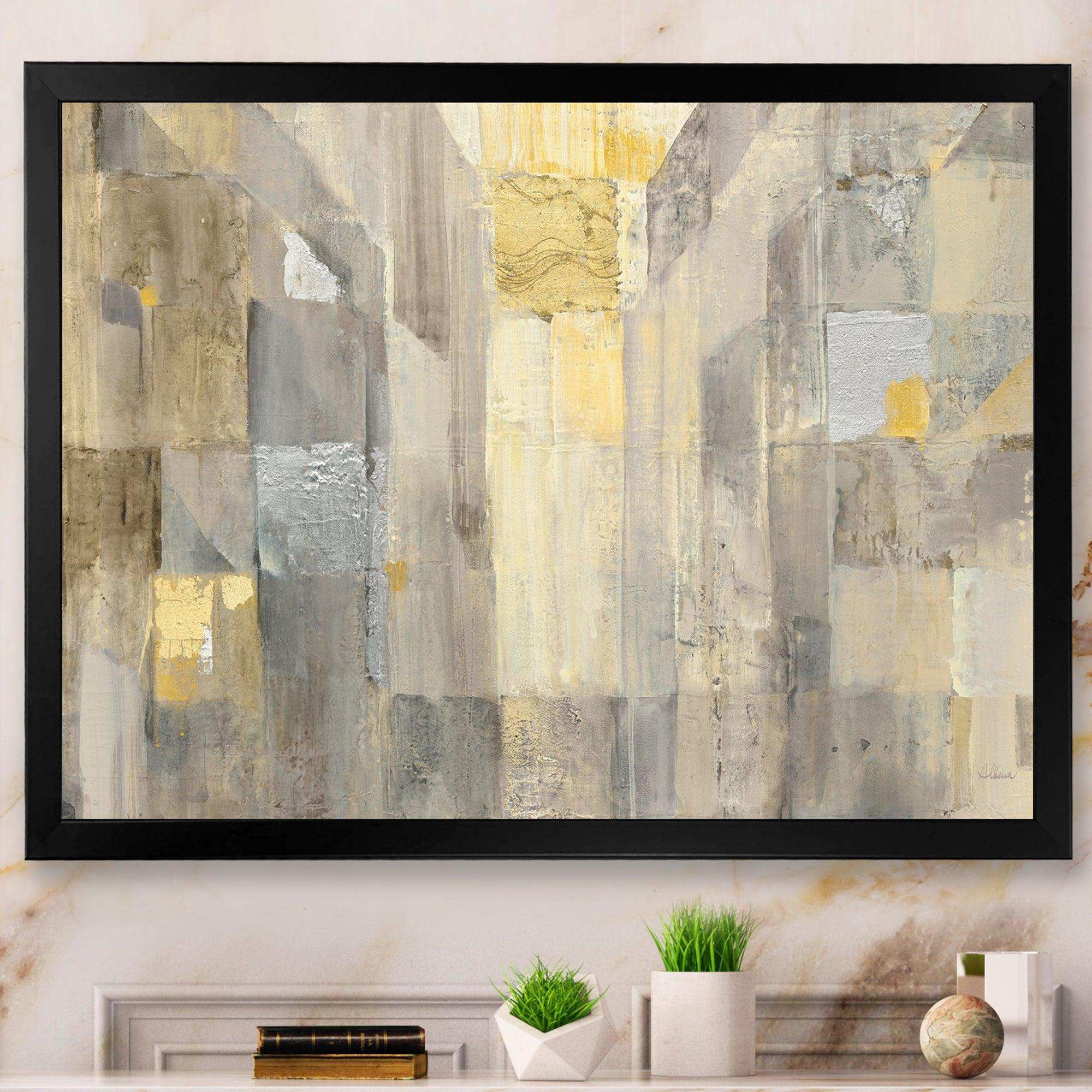 Gold Square Watercolor