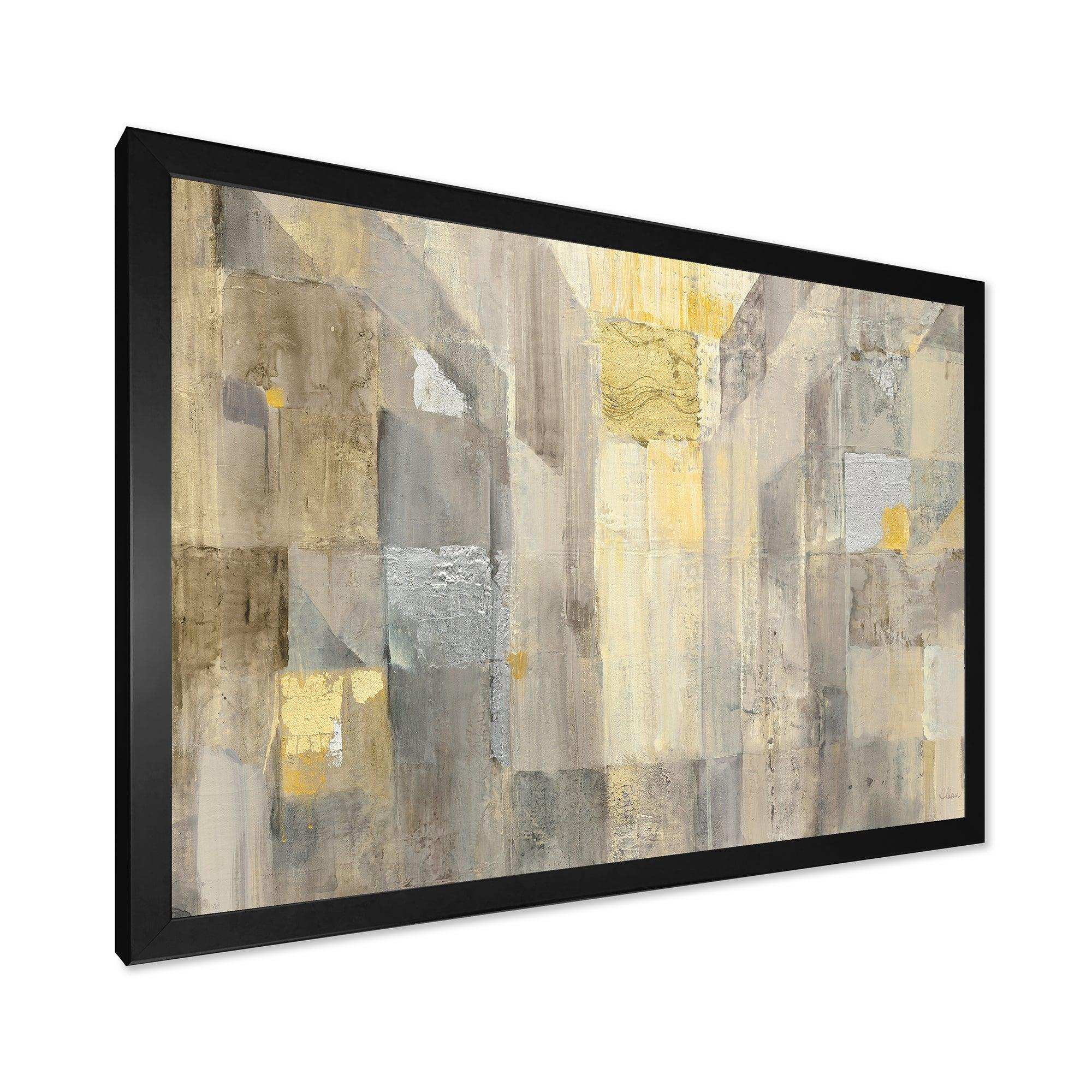 Gold Square Watercolor