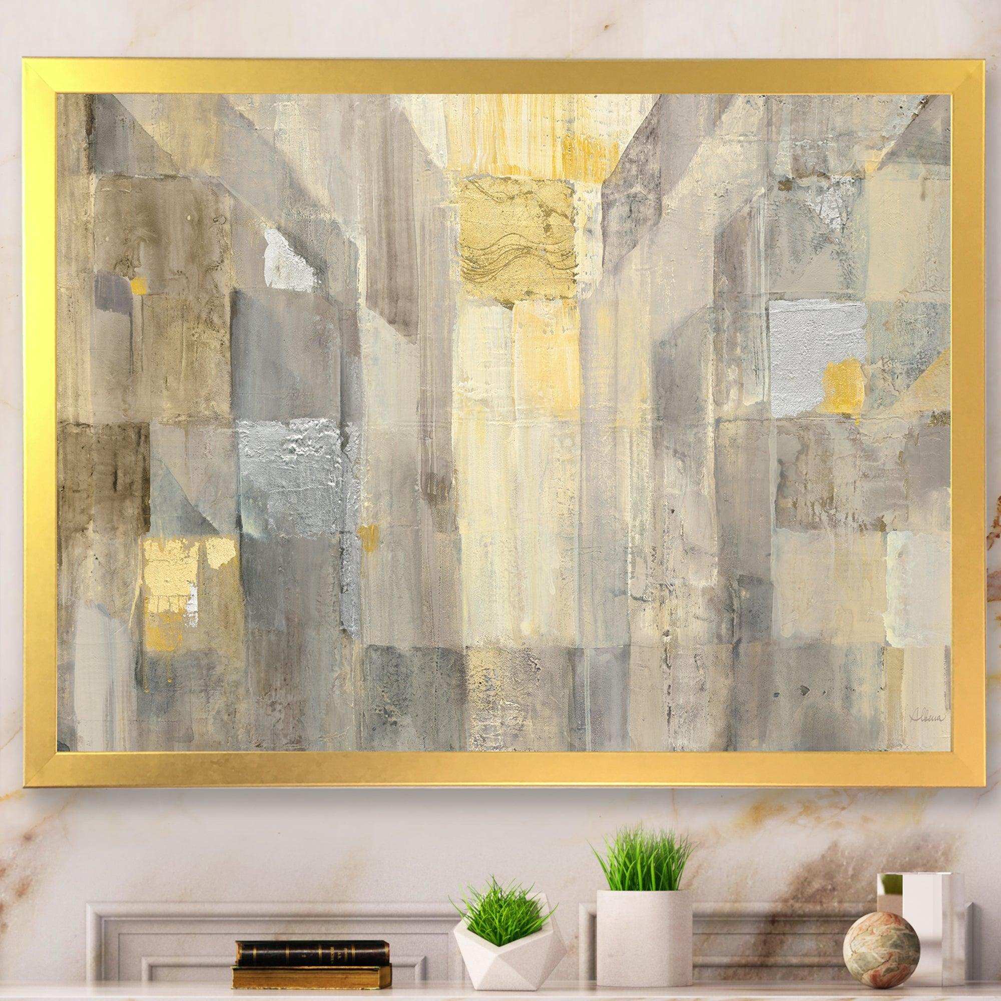 Gold Square Watercolor