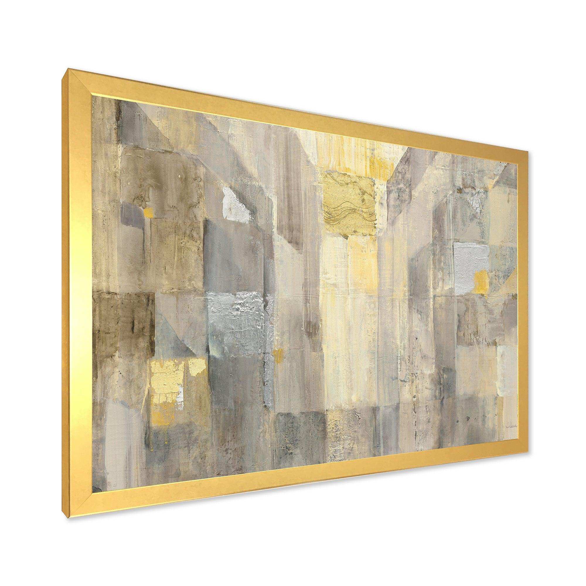 Gold Square Watercolor