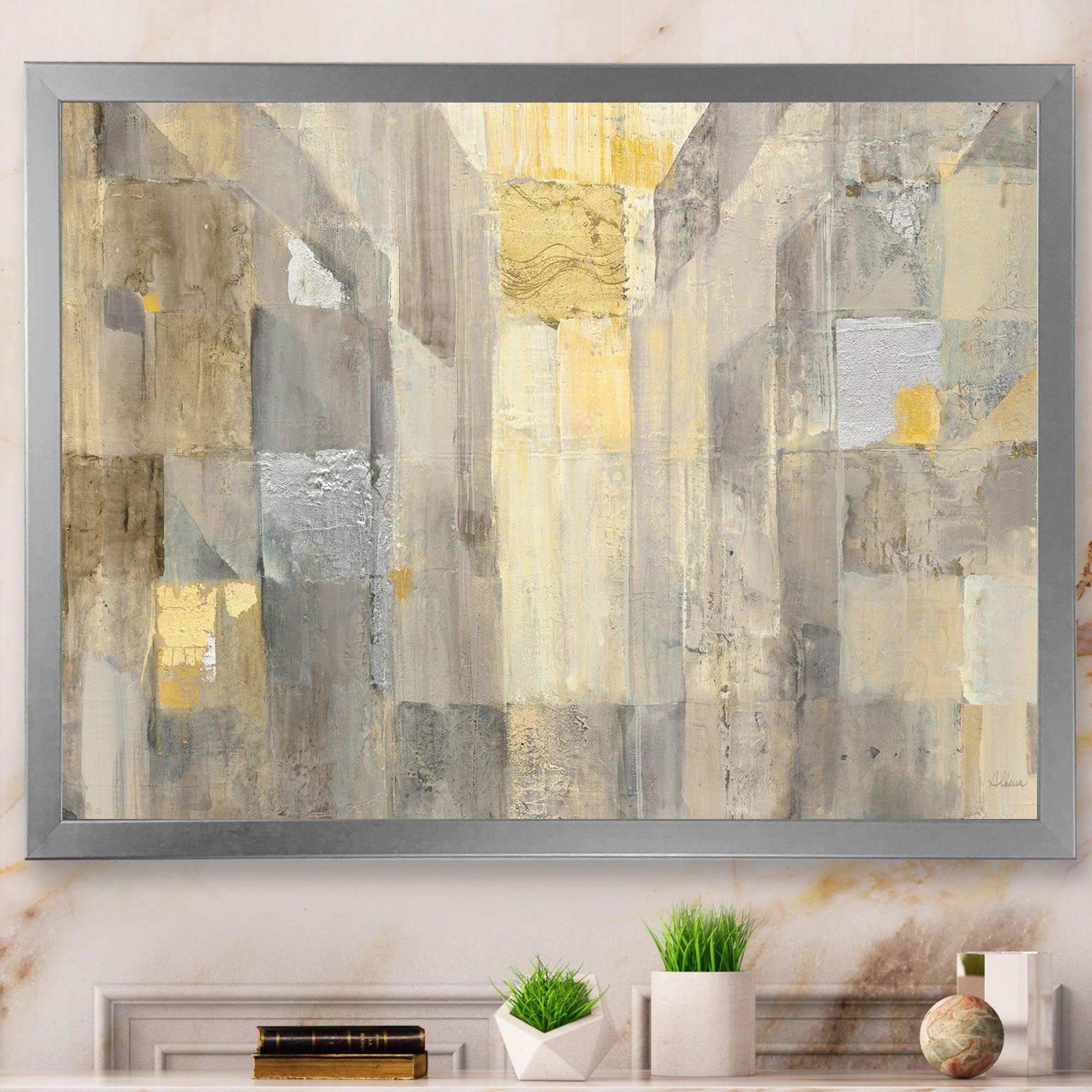 Gold Square Watercolor