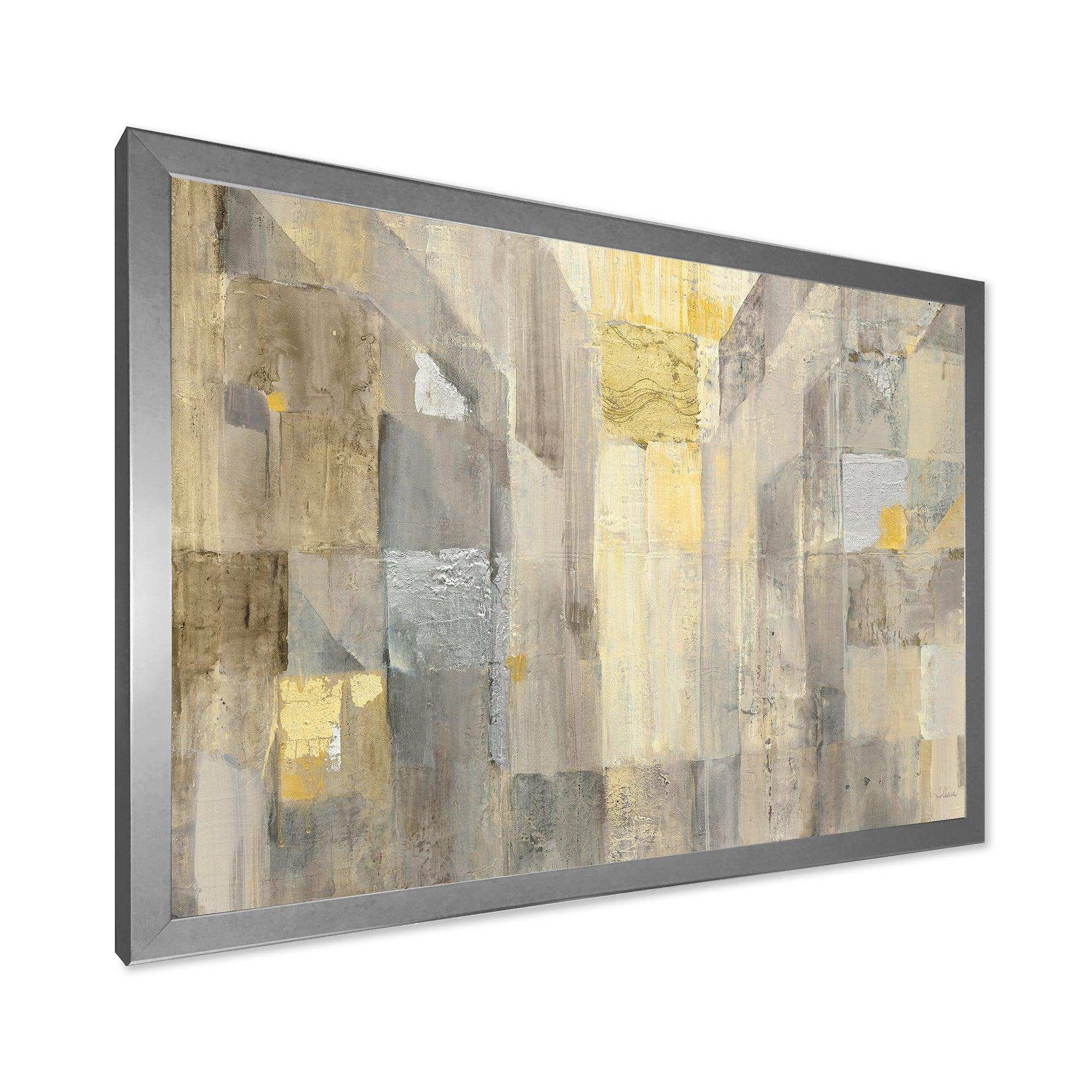 Gold Square Watercolor