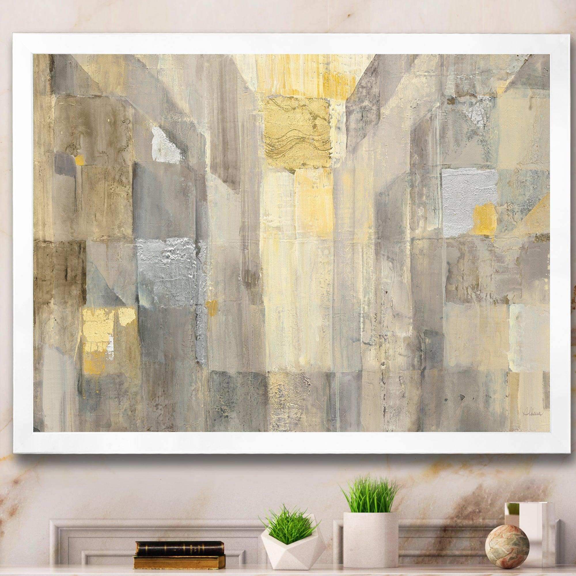 Gold Square Watercolor