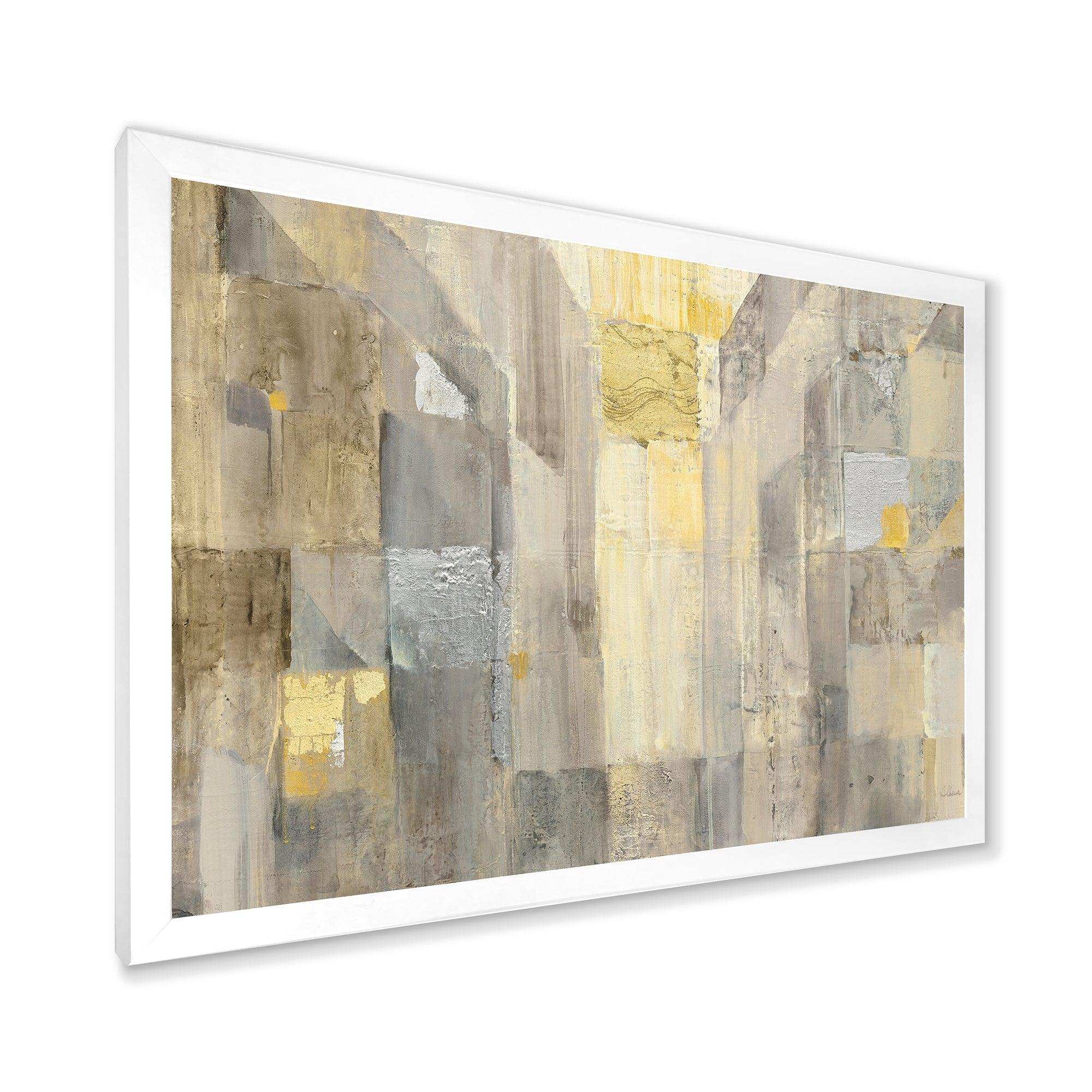 Gold Square Watercolor