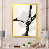 Abstract Neutral III Framed Print Vibrant Gold - 1.5 Width