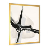 Abstract Neutral I Framed Print Vibrant Gold - 1.5 Width