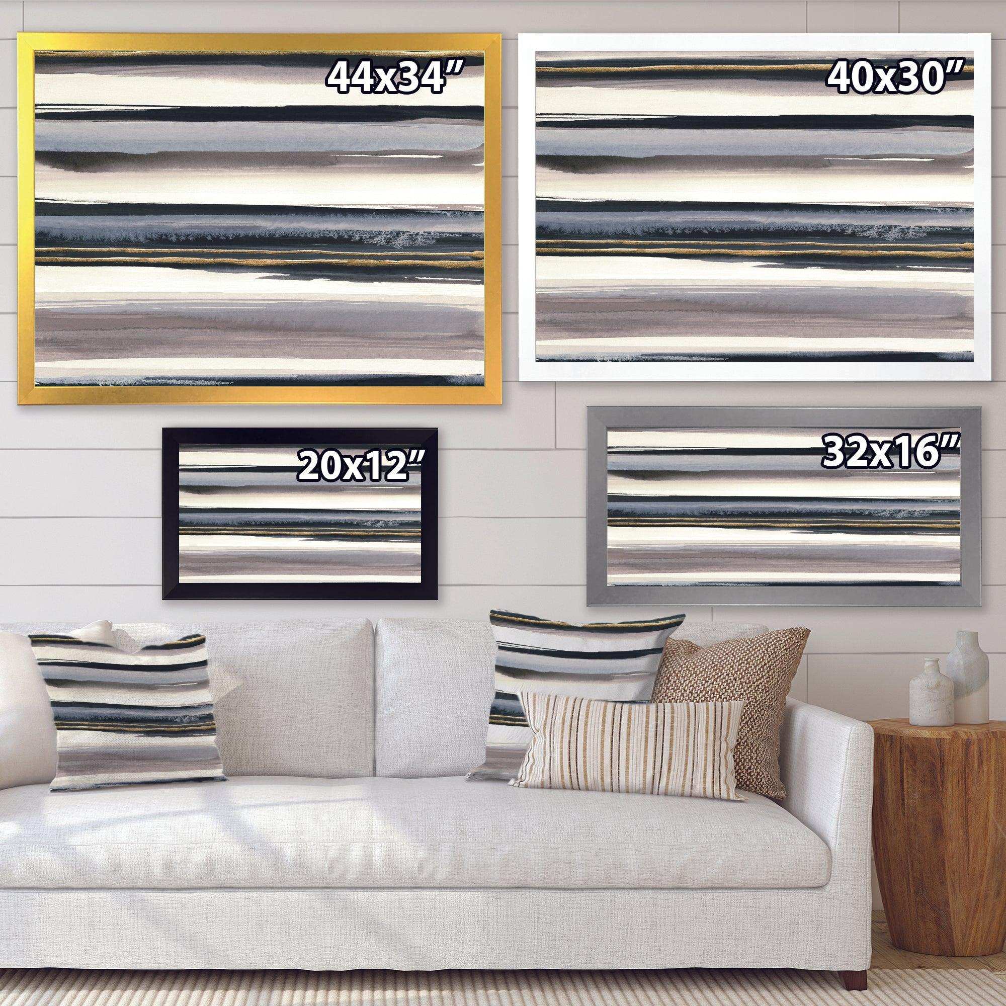 Gold Watercolor Amethyst I