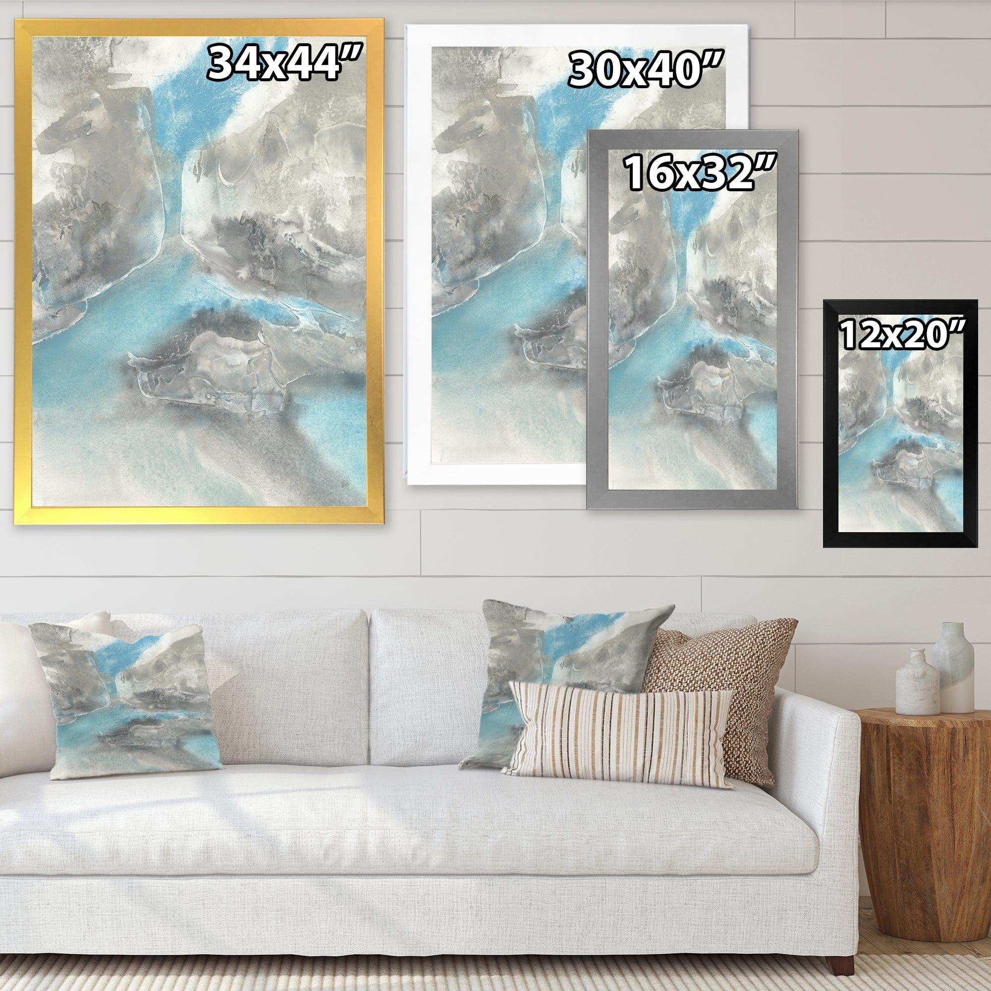 Watercolor Minimal Blue Tones II