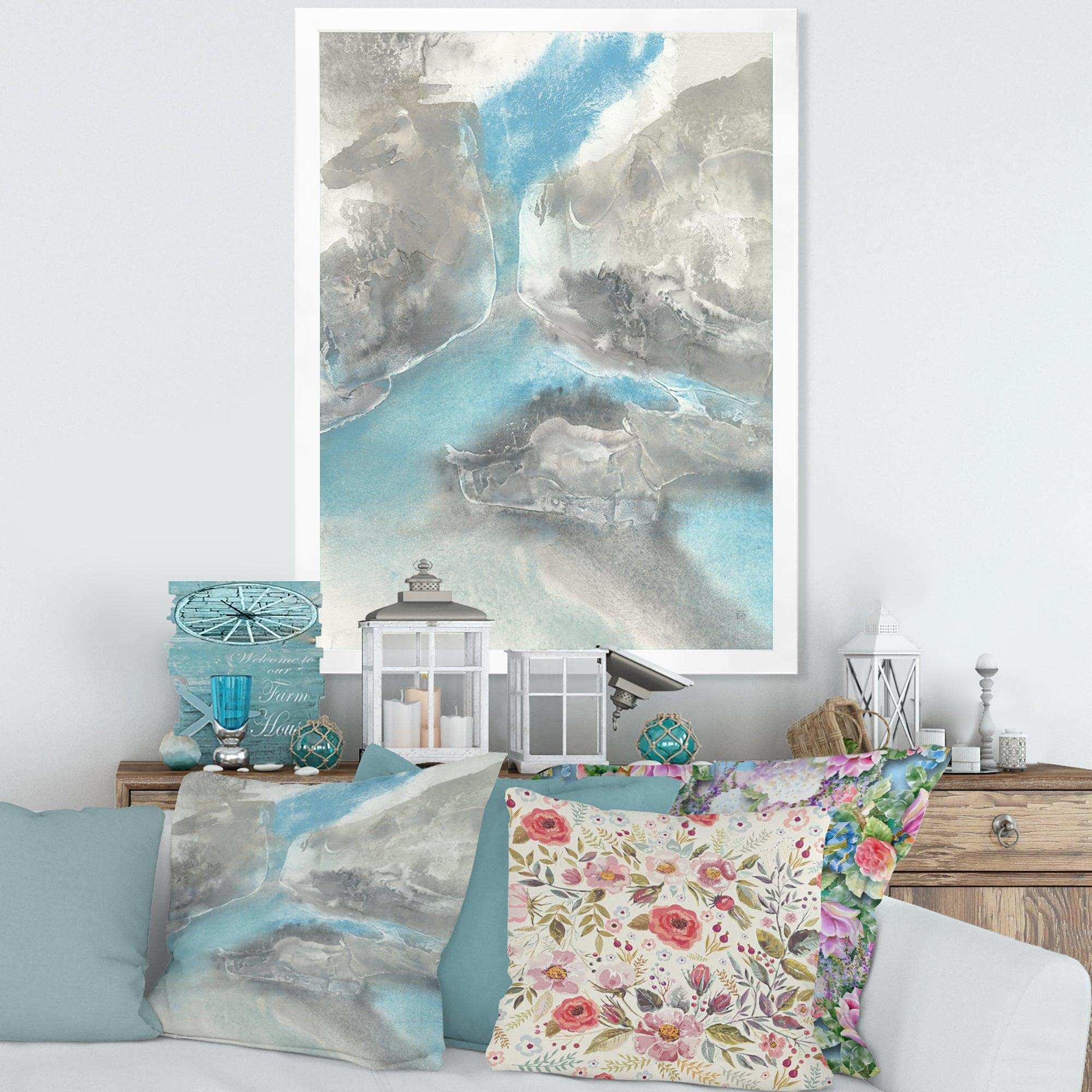 Watercolor Minimal Blue Tones II