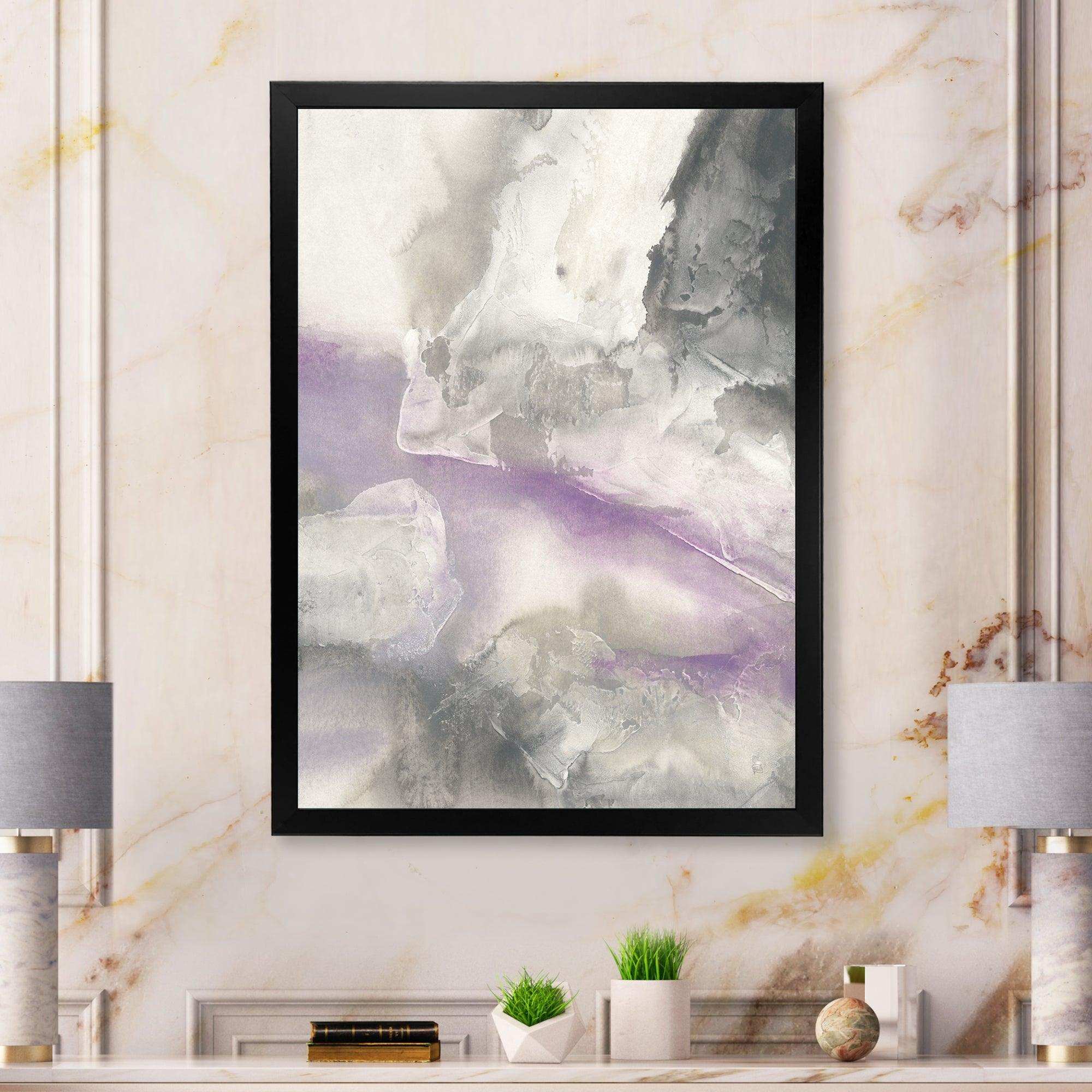 Watercolor Minimal Purple Tones I