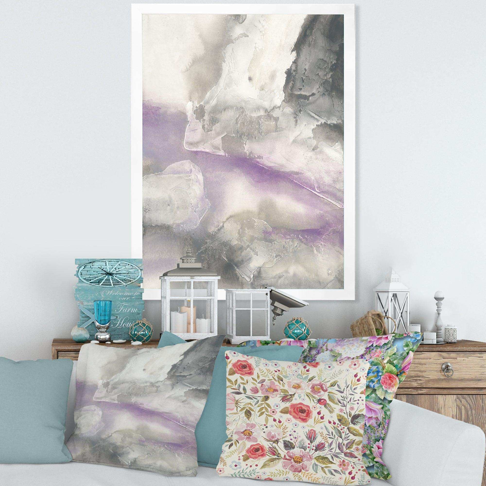 Watercolor Minimal Purple Tones I