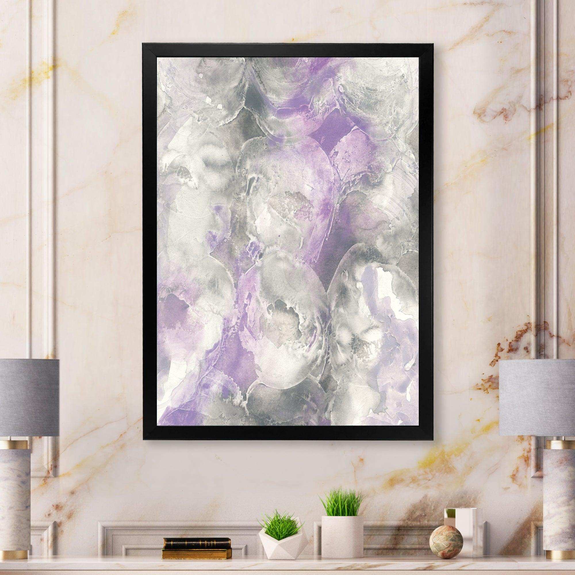 Watercolor Minimal Purple Tones III
